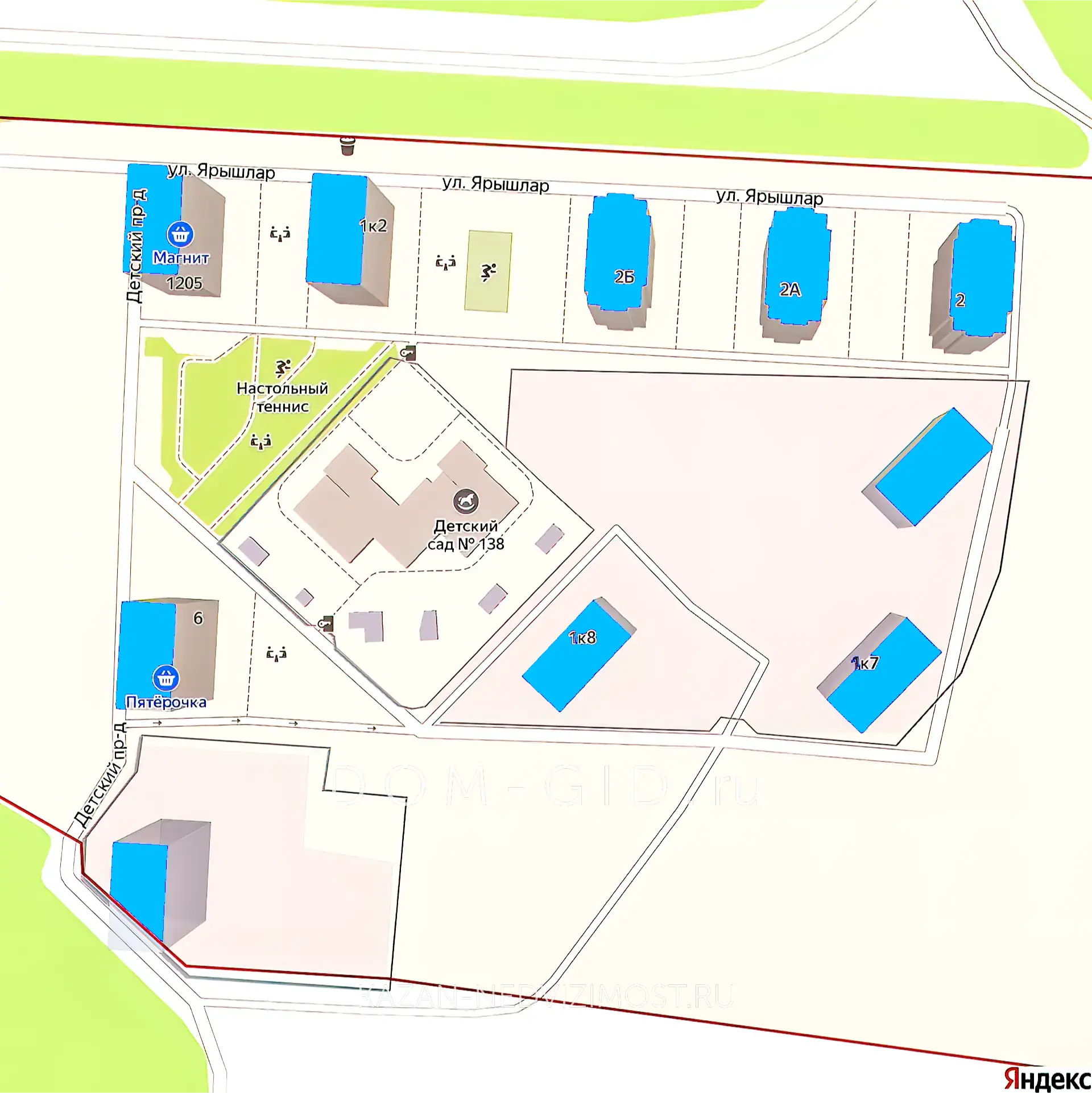 План расположения домов ЖК Станция Спортивная на карте